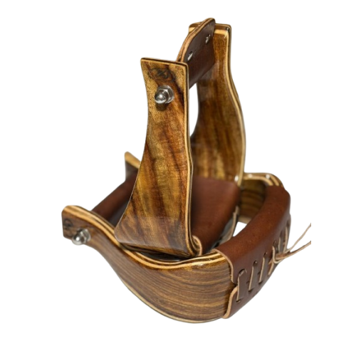 Wooden Bonded Oxbow Stirrups