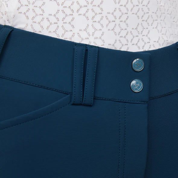 Ariat Ladies Tri Factor Grip Full Seat Breeches Deep Petroleum