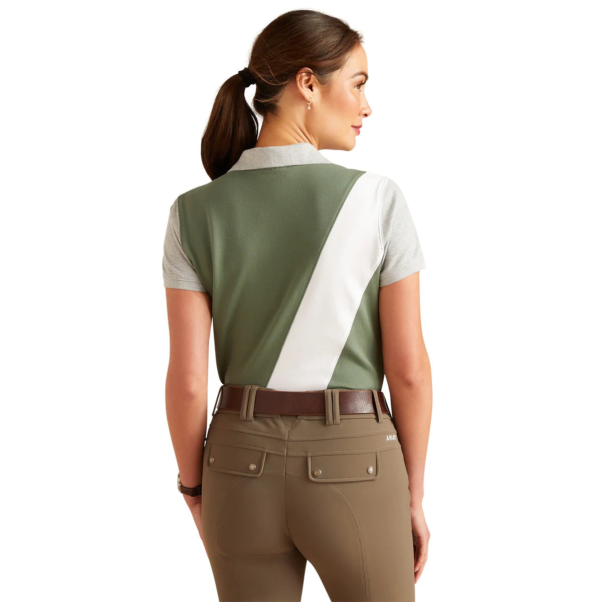Ariat Ladies Taryn SS Polo Duck Green