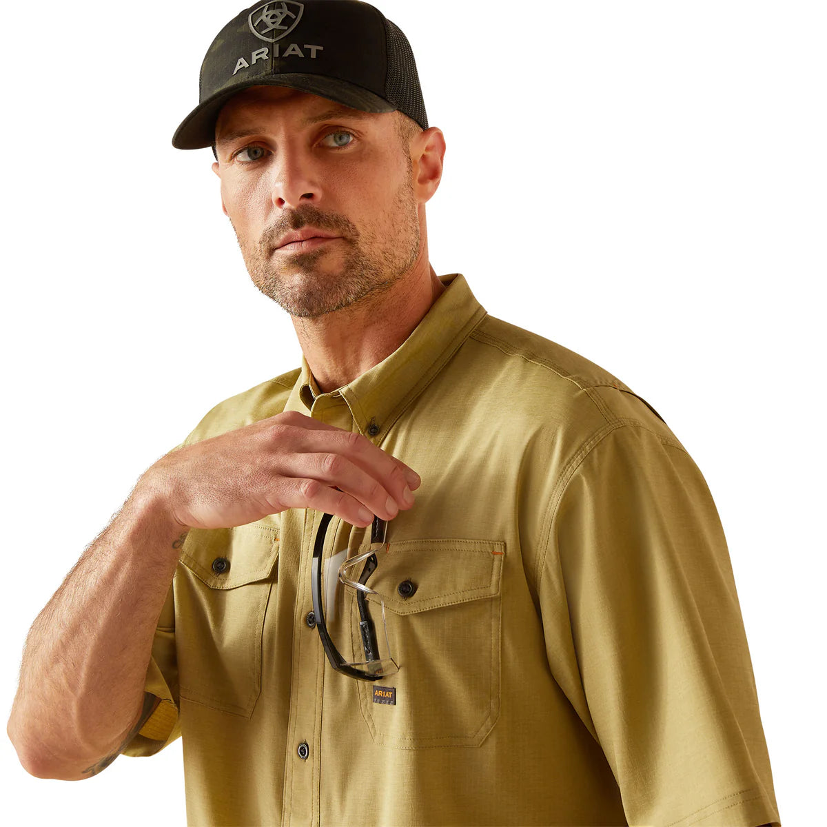 Ariat Mens Rebar Made Tough Venttek Durastretch Shirt