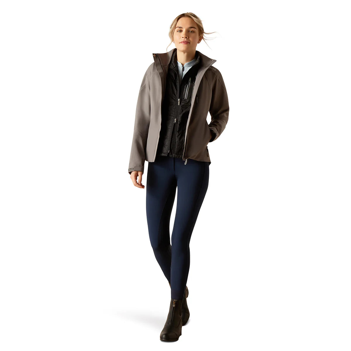 Ariat Ladies Coastal H20 Jacket Plum Grey