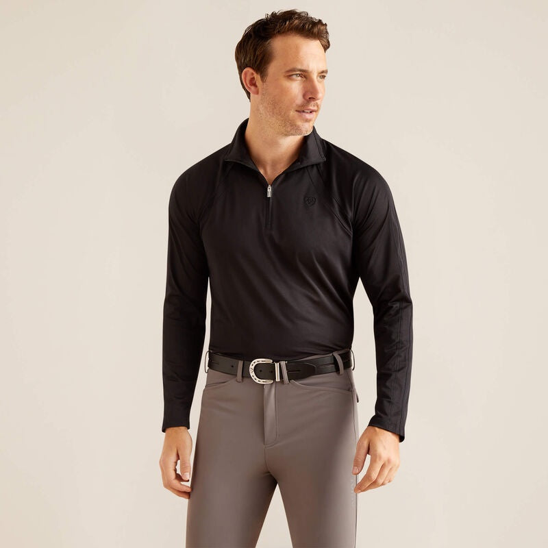 Ariat Mens Sunstopper Shirt 3.0 LS Black