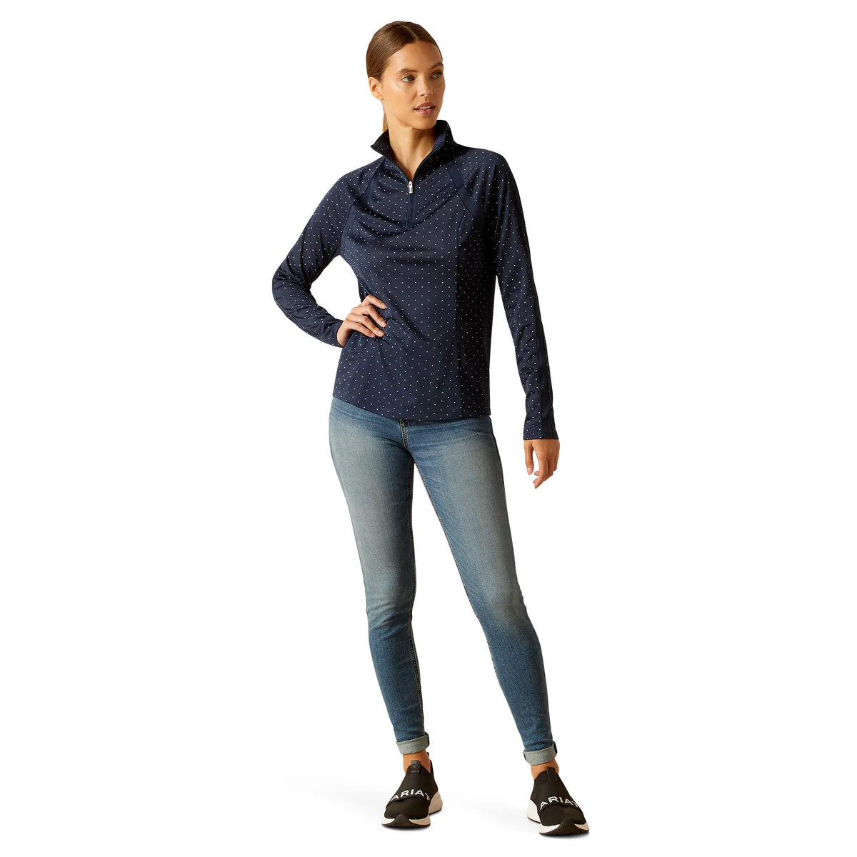 Ariat Ladies Sunstopper 3.0 Navy Dot