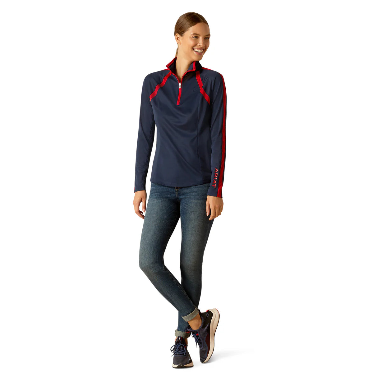 Ariat Ladies Sunstopper 3.0 Navy & Red