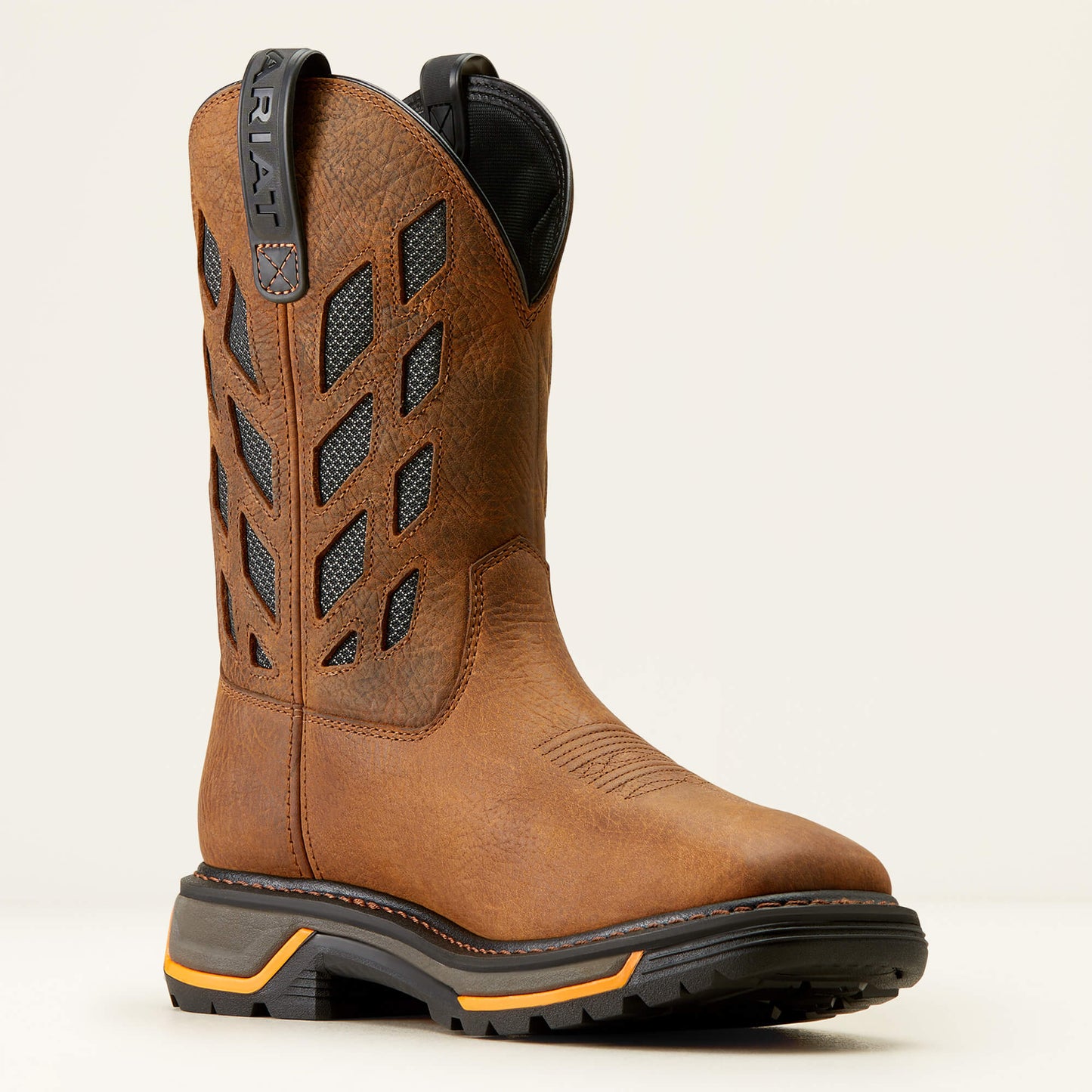 Ariat Mens Big Rig Tread Venttek Earth Graphite Boots