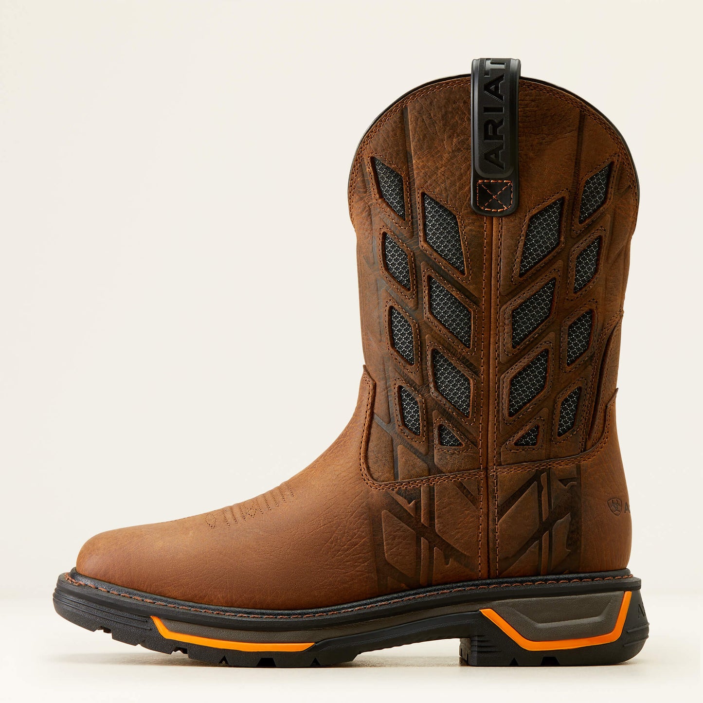 Ariat Mens Big Rig Tread Venttek Earth Graphite Boots
