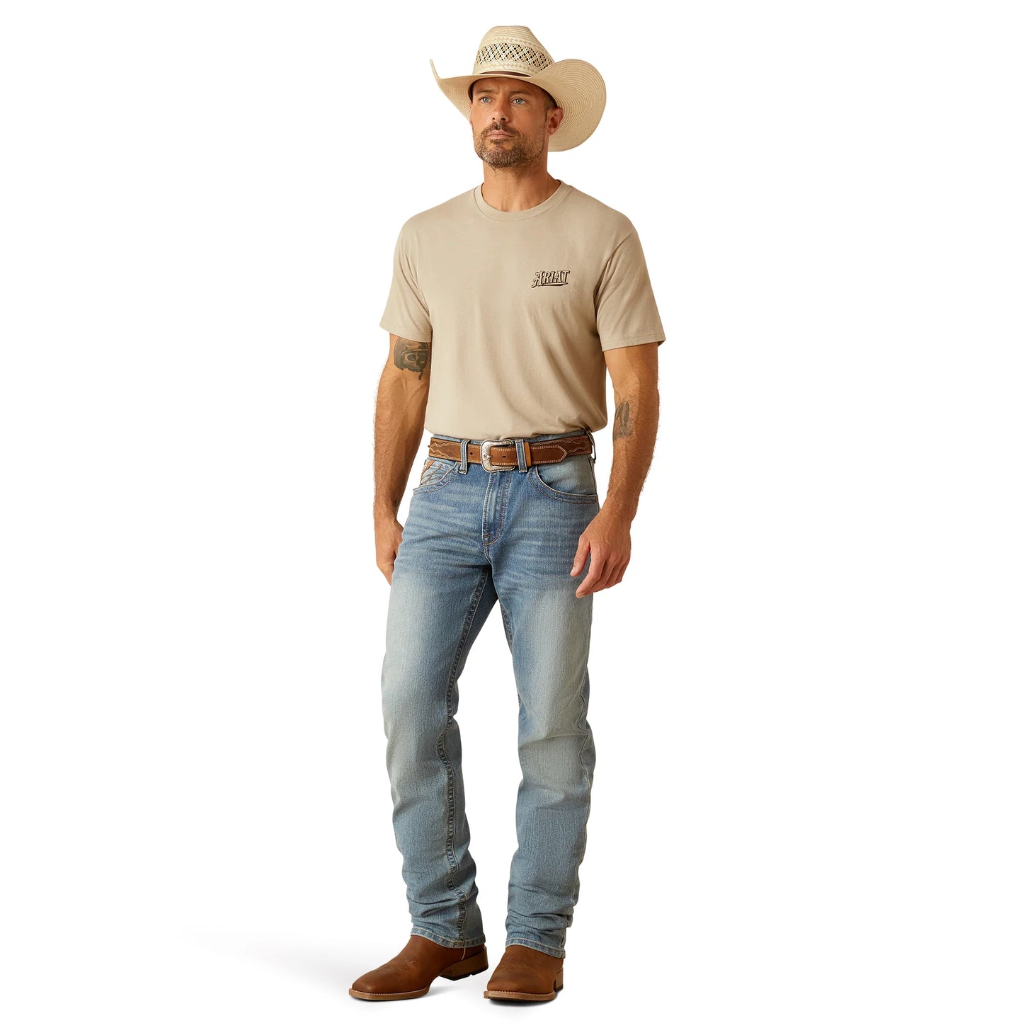 Ariat Mens M1 Straight Pitcher Lindo