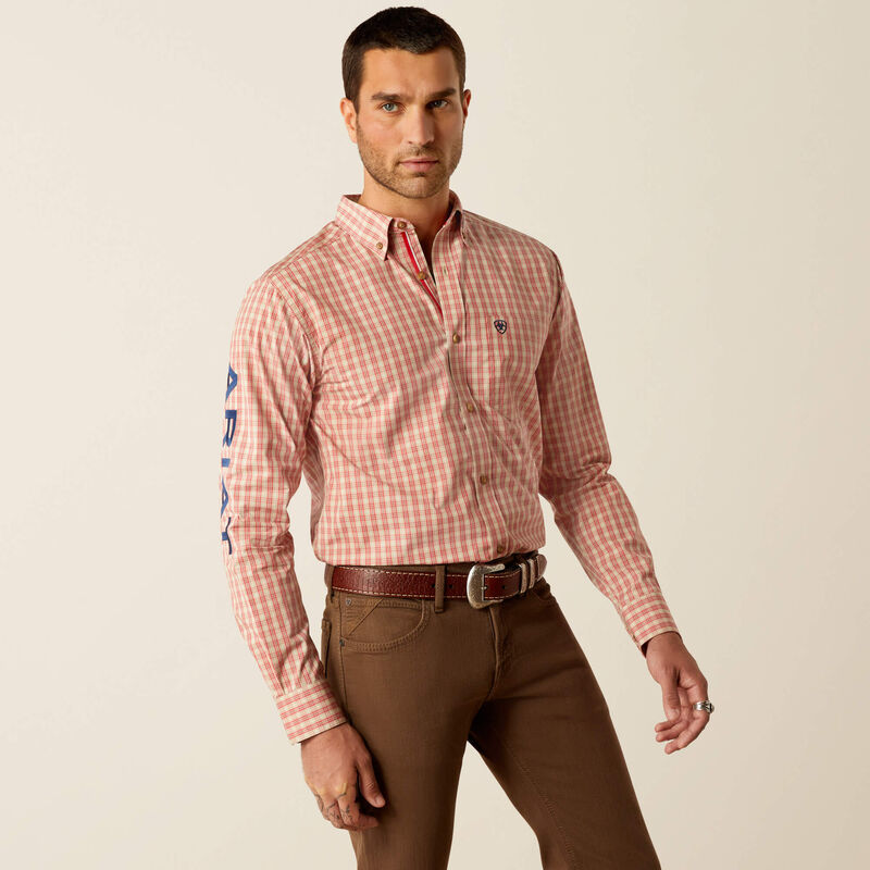 Ariat Mens Pro Series Team Packer Fitted LS Shirt