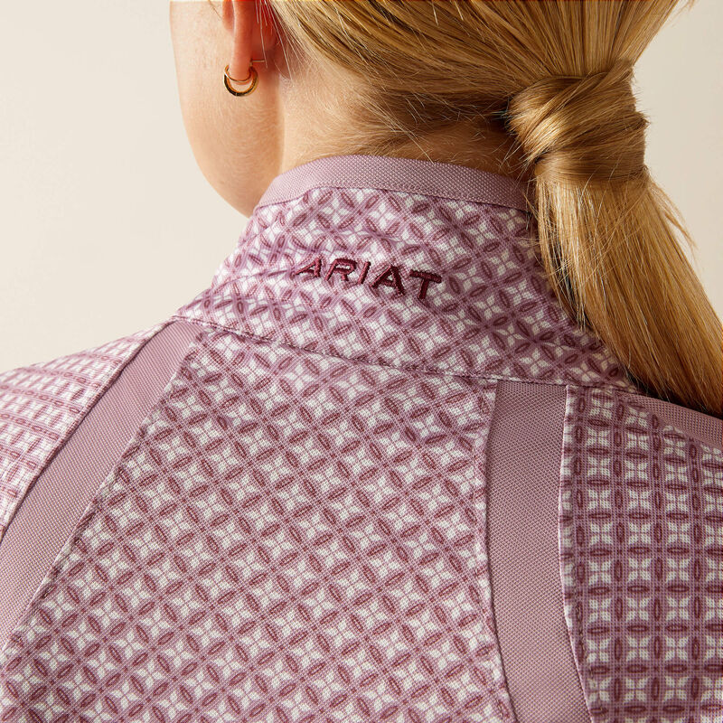 Ariat Ladies Sunstopper 3.0 1/4 Zip Shirt Lavender