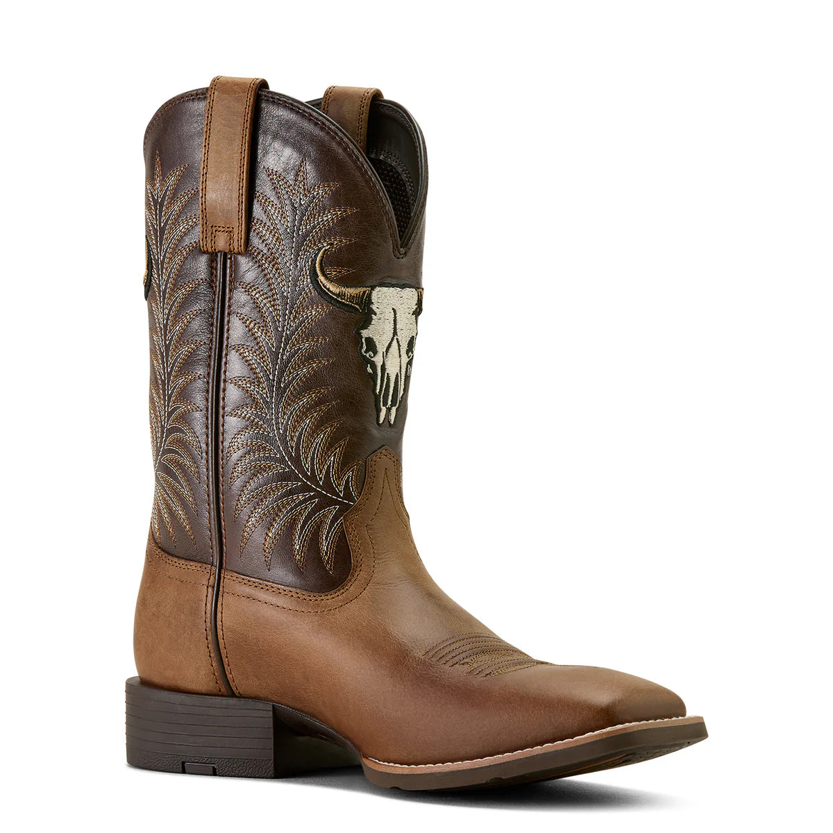 Ariat Sport Steer Skull Mens Boots
