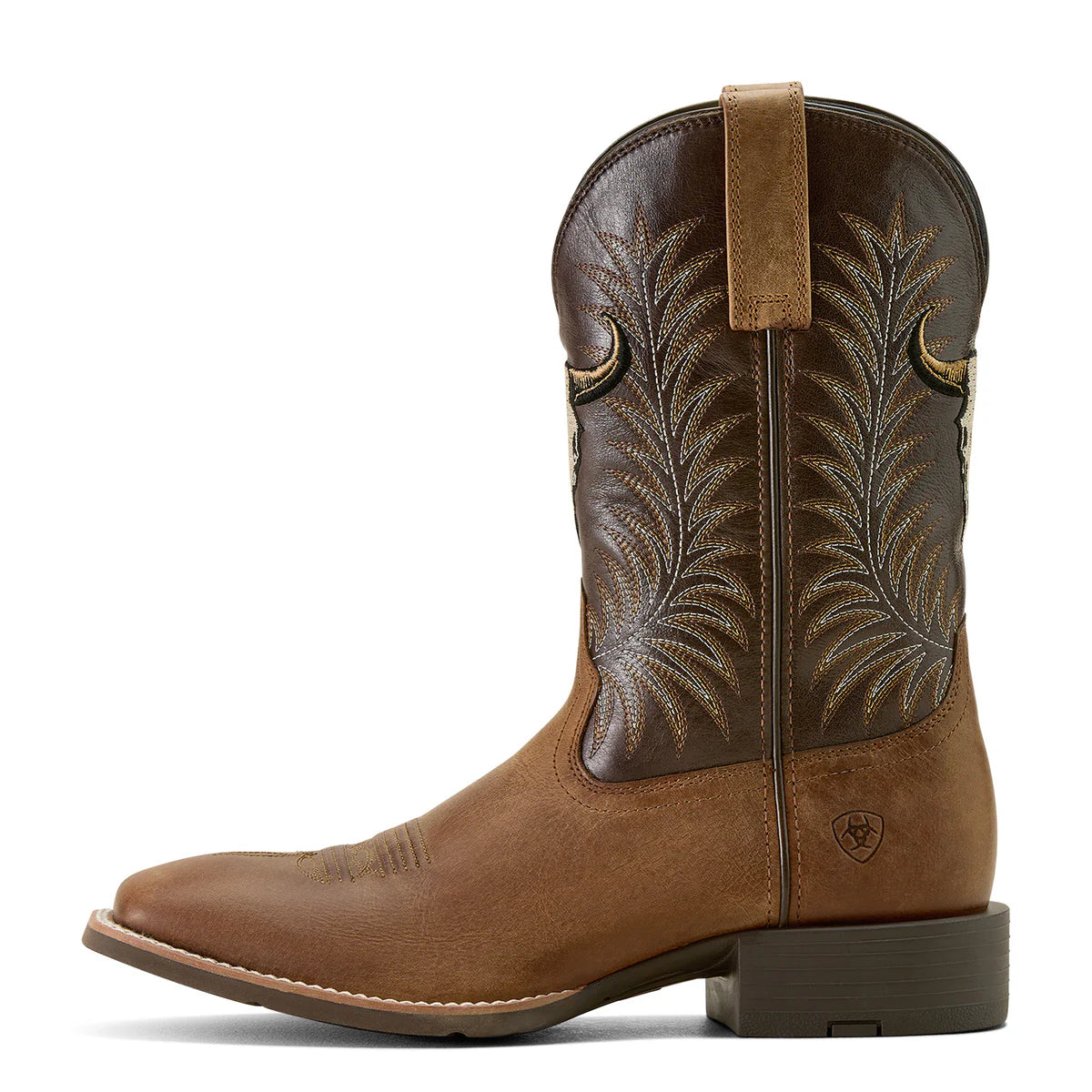 Ariat Sport Steer Skull Mens Boots