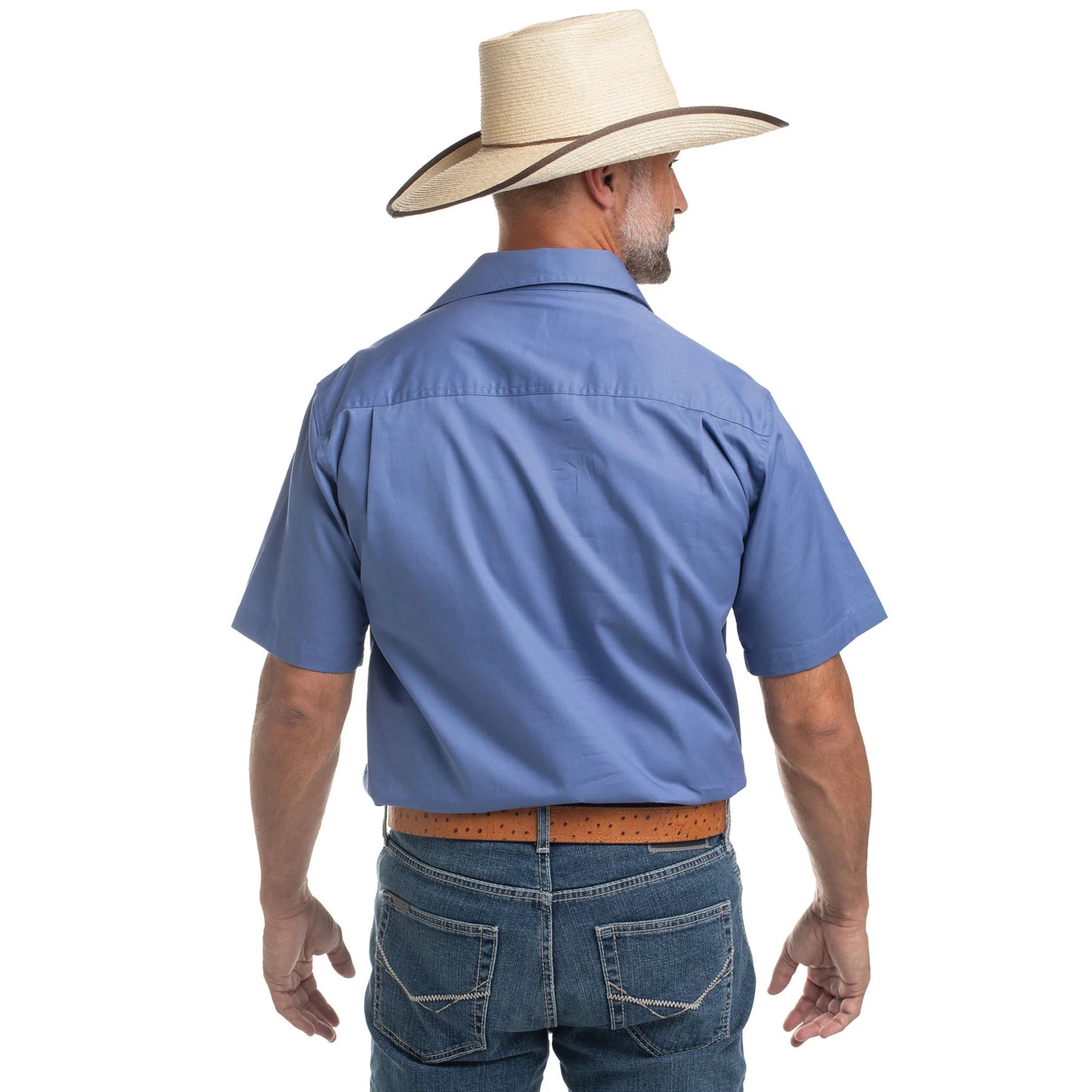 JCA Adam Mens Workshirt Blue