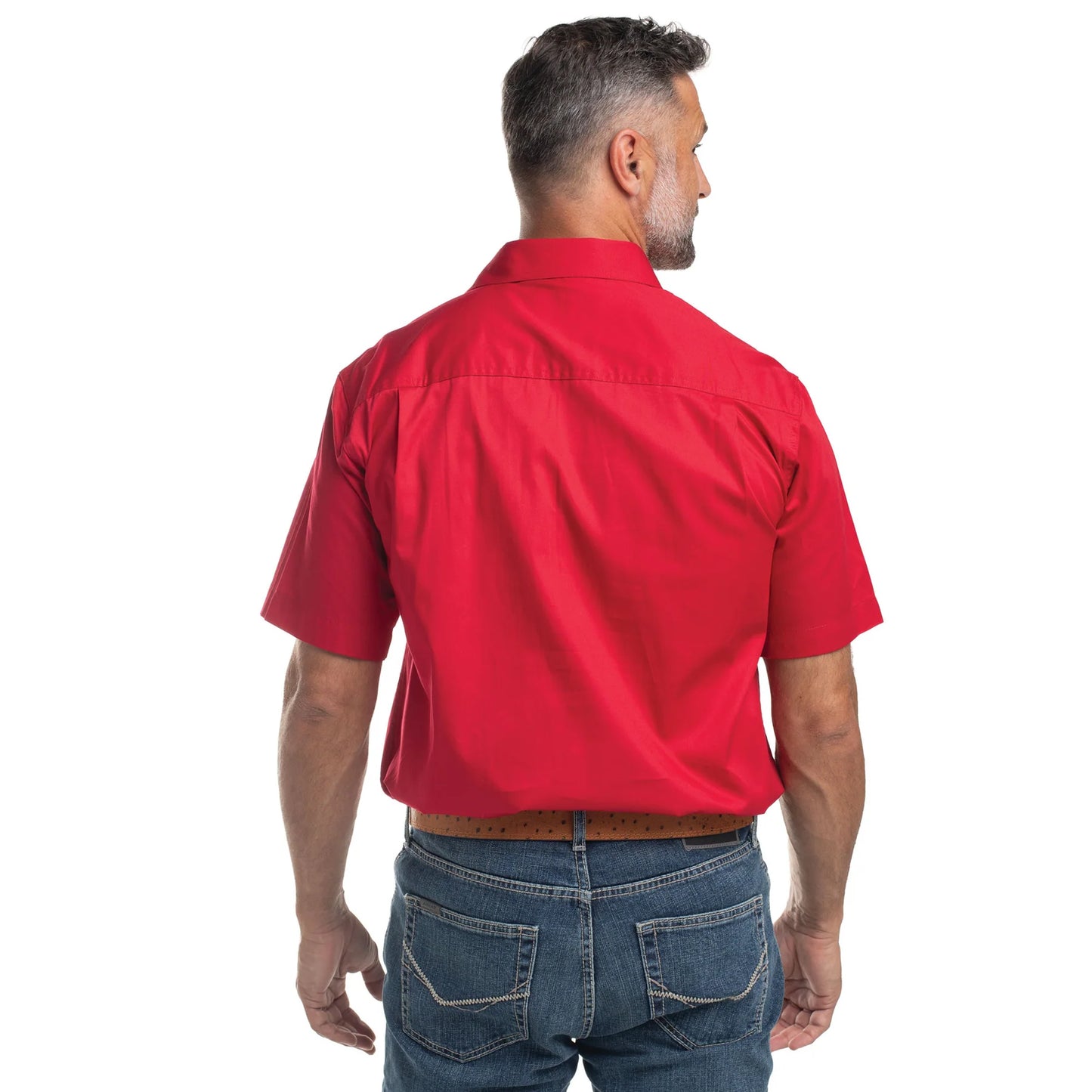 JCA Adam Mens Workshirt Chilli Red