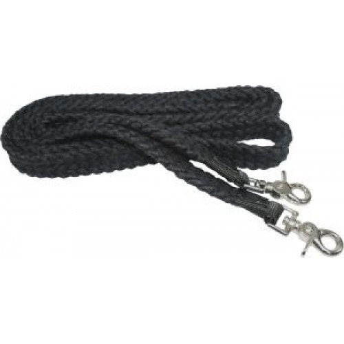 Reins Flat Braided Rens with Trigger snaps