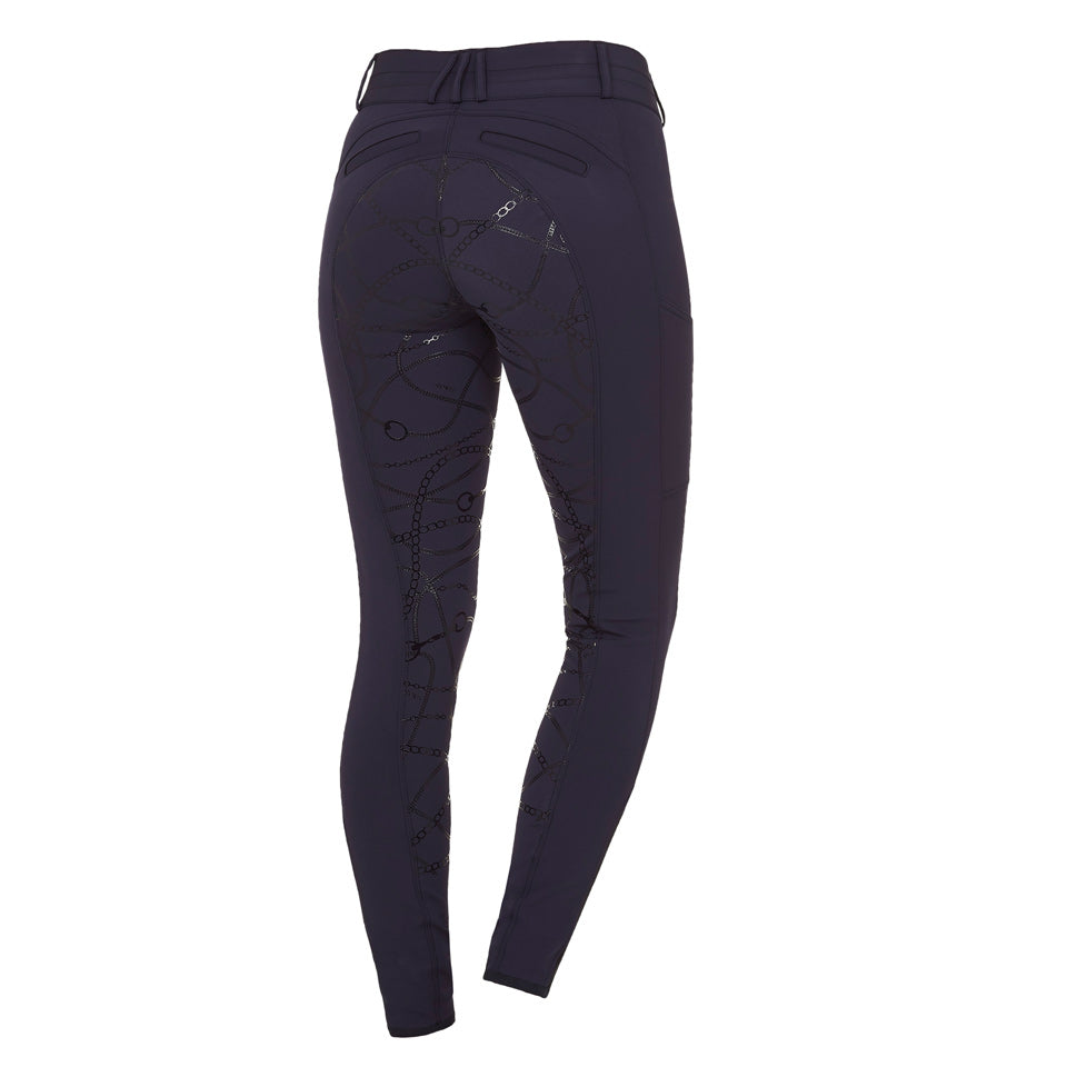 Schockemohle Summer Heather Ladies Breeches  Dark Blue