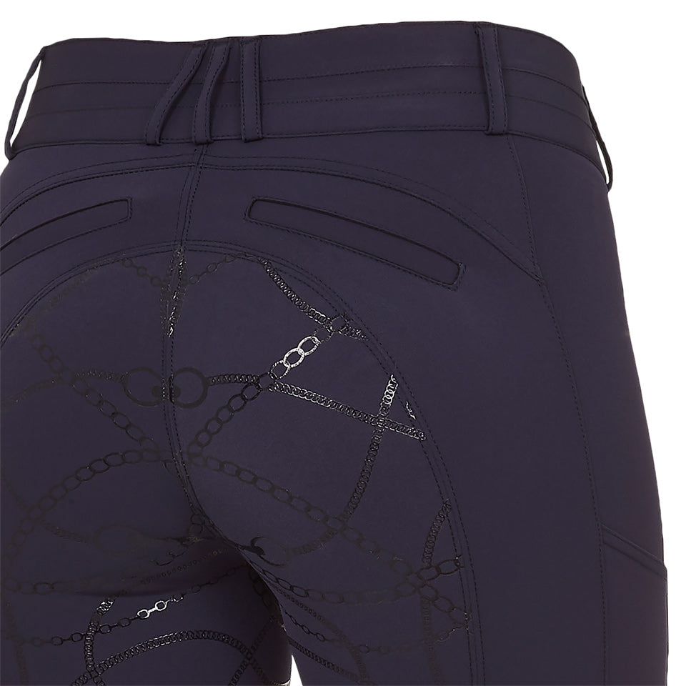 Schockemohle Summer Heather Ladies Breeches  Dark Blue