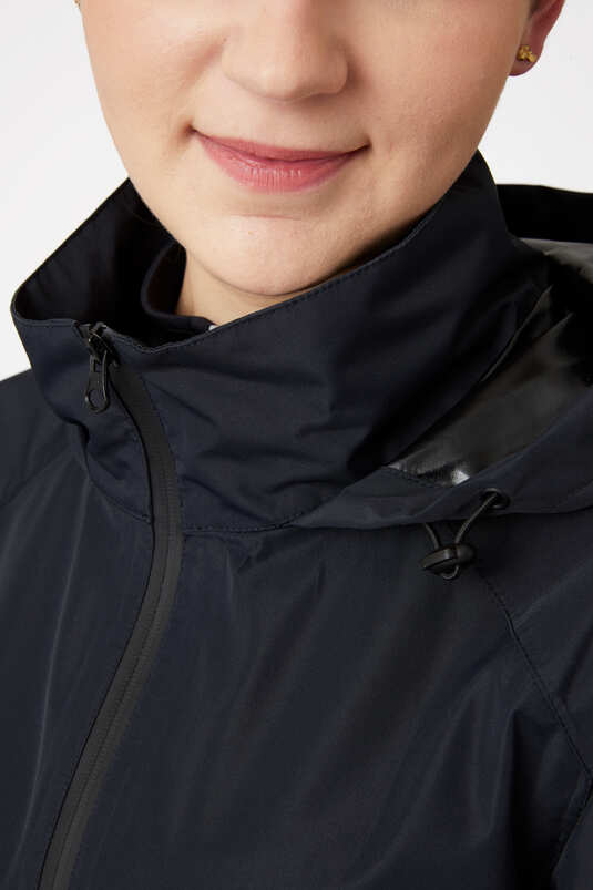 Horze Stella Rain Jacket Very Dark Blue