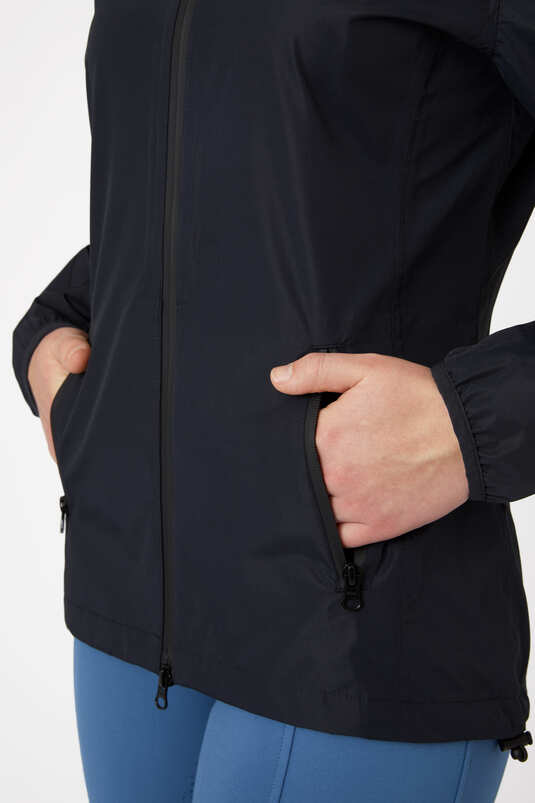 Horze Stella Rain Jacket Very Dark Blue