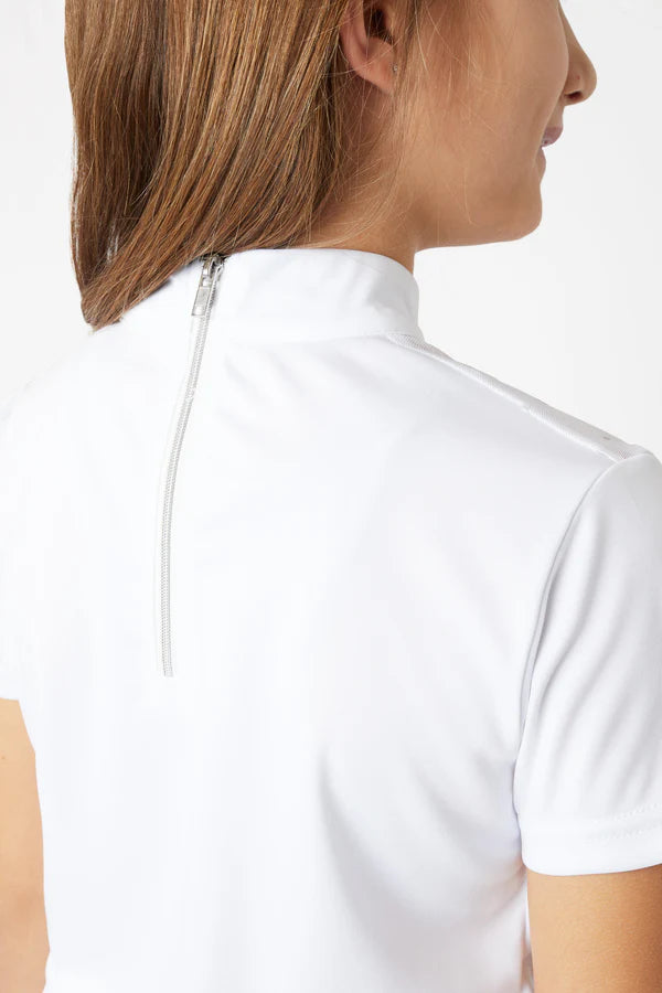 Horze Kaya JR Show Shirt with Rhinestones