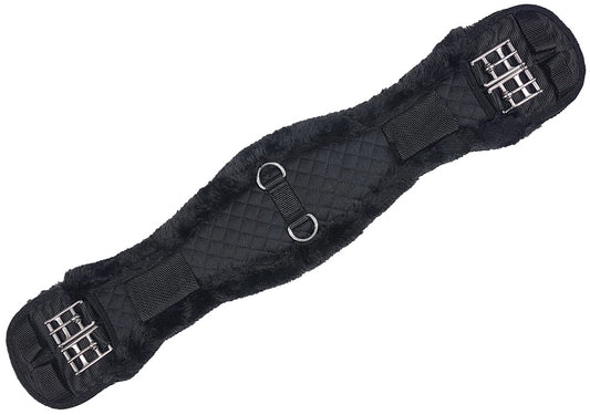 Fleece Lonsdale Girth Black with Black