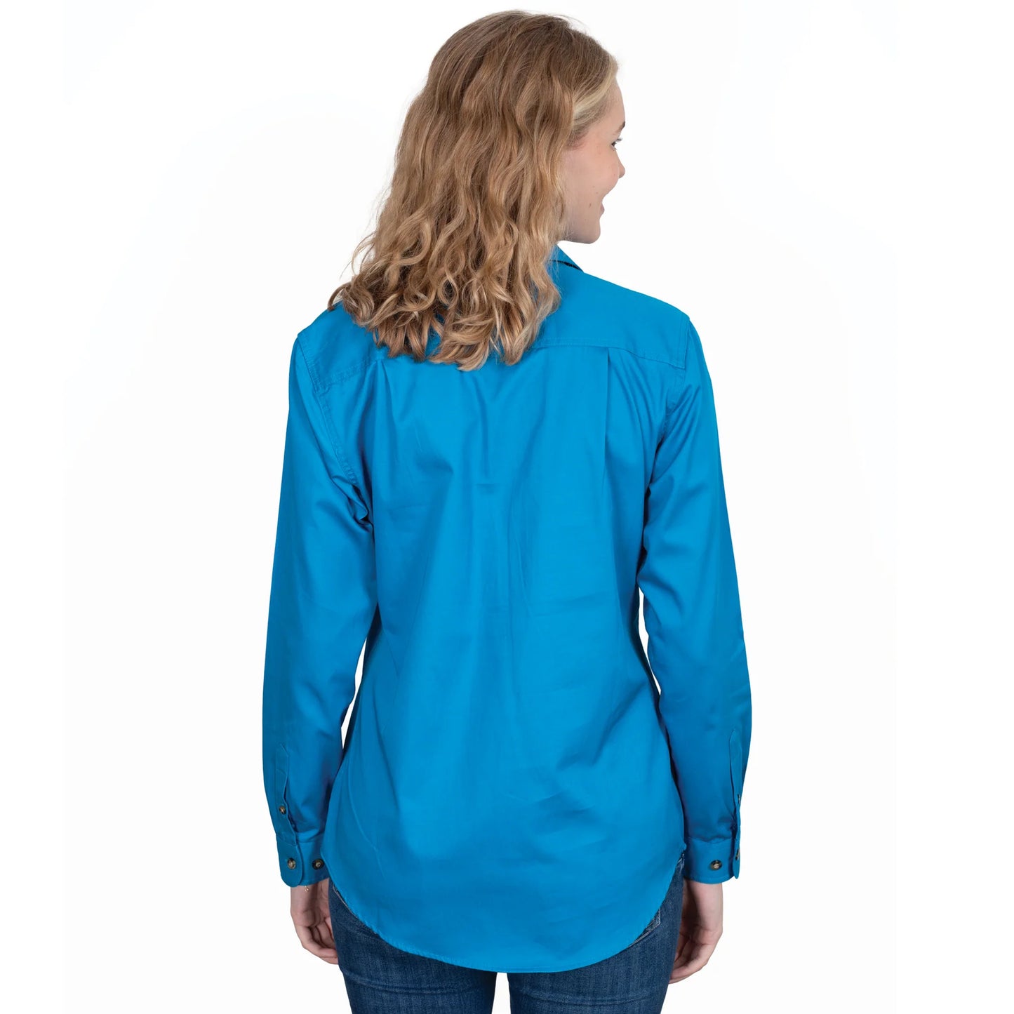 JCA Brooke Workshirt Ladies Blue Jewell