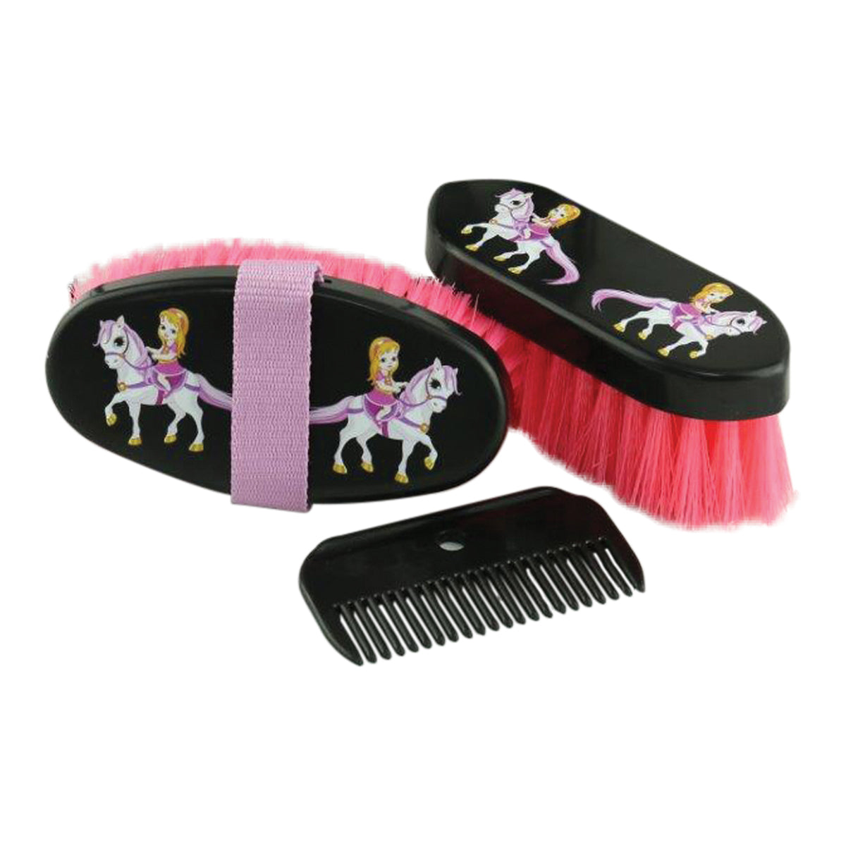 Golden Girl & Pony 4 Piece Brush Set