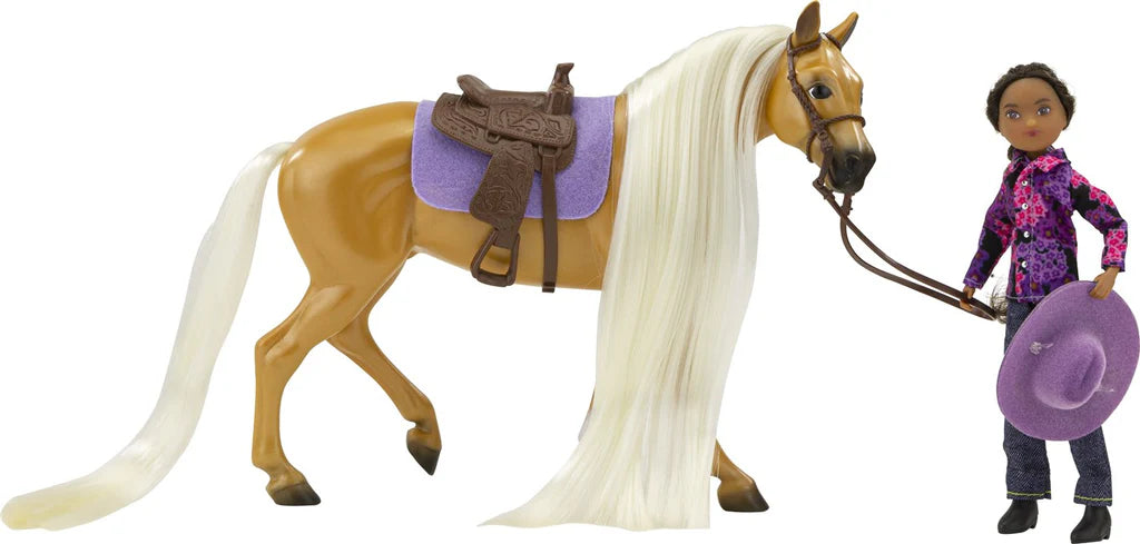 Breyer Freedom Charm Quarter Horse & Gabi Western Rider