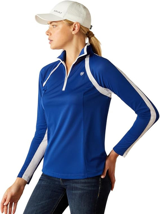 Ariat Sunstopper 3.0 1/4 Zip Ladies Shirt