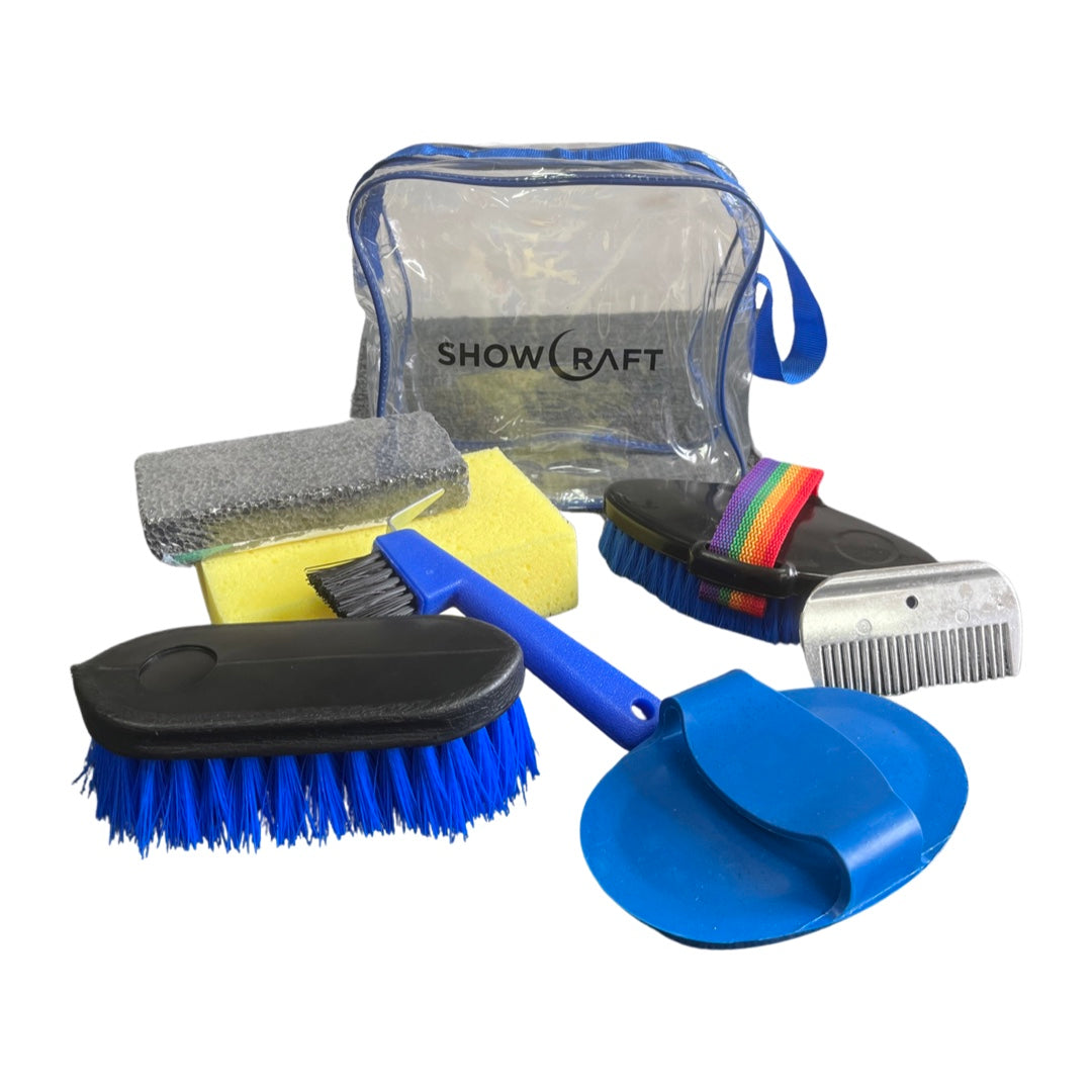 Pony Club Grooming Blue Kit