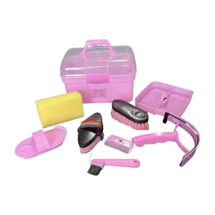 8 Piece Grooming Box Pink