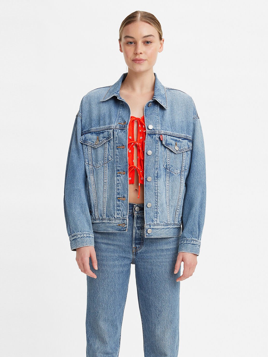 Levi's 90s Ladies Trucker Jacket Soft as Butter Mid
