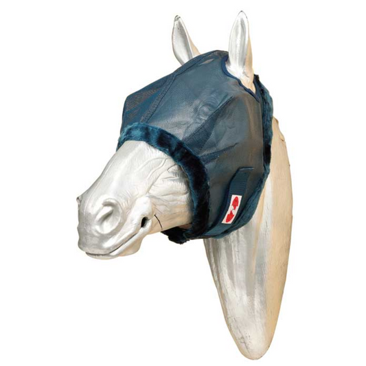 Fly Mask with Fleece Trim Navy