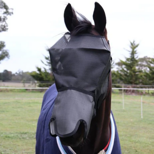 Flyveil by Design 100% UV Blockout Shaped Nose Australian Made