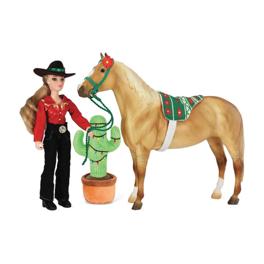 Breyer Traditional 2025 Holiday Play Set Holiday Trail Ride