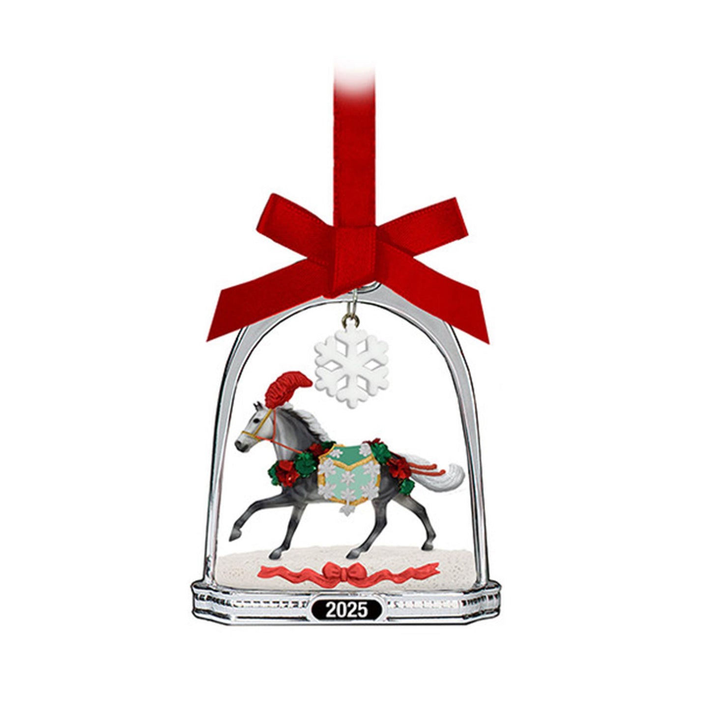 Breyer Stablemates 2025 Stirrup Ornament Christmas in Bloom