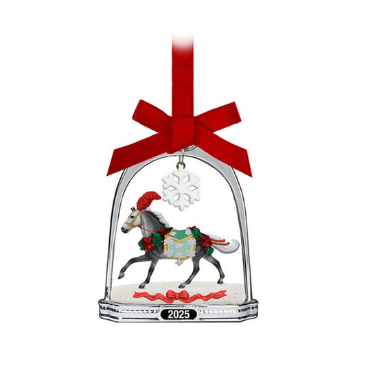 Breyer Stablemates 2025 Stirrup Ornament Christmas in Bloom