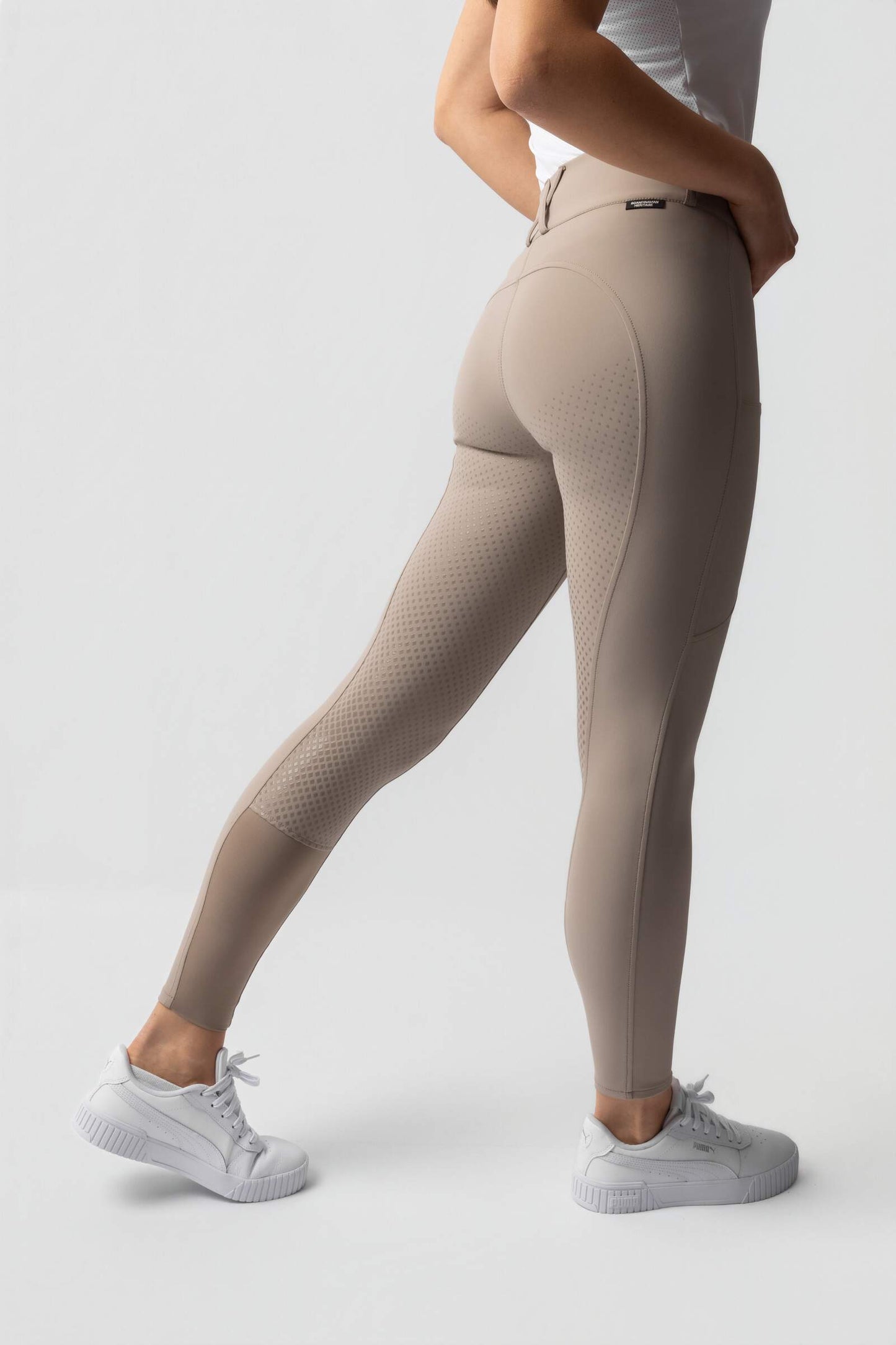 Horze Grand Prix Pro Ladies Breeches Simply Taupe