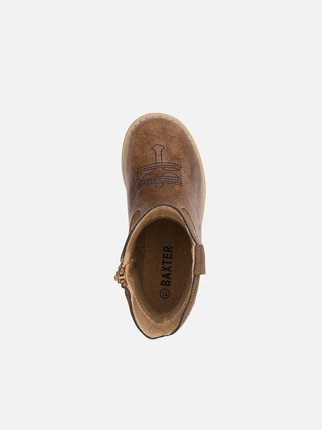 Baxter Junior Western Boots Midnight Blue