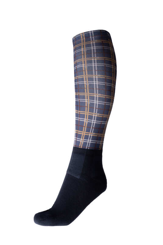 Horze Ivy Socks Checked Print