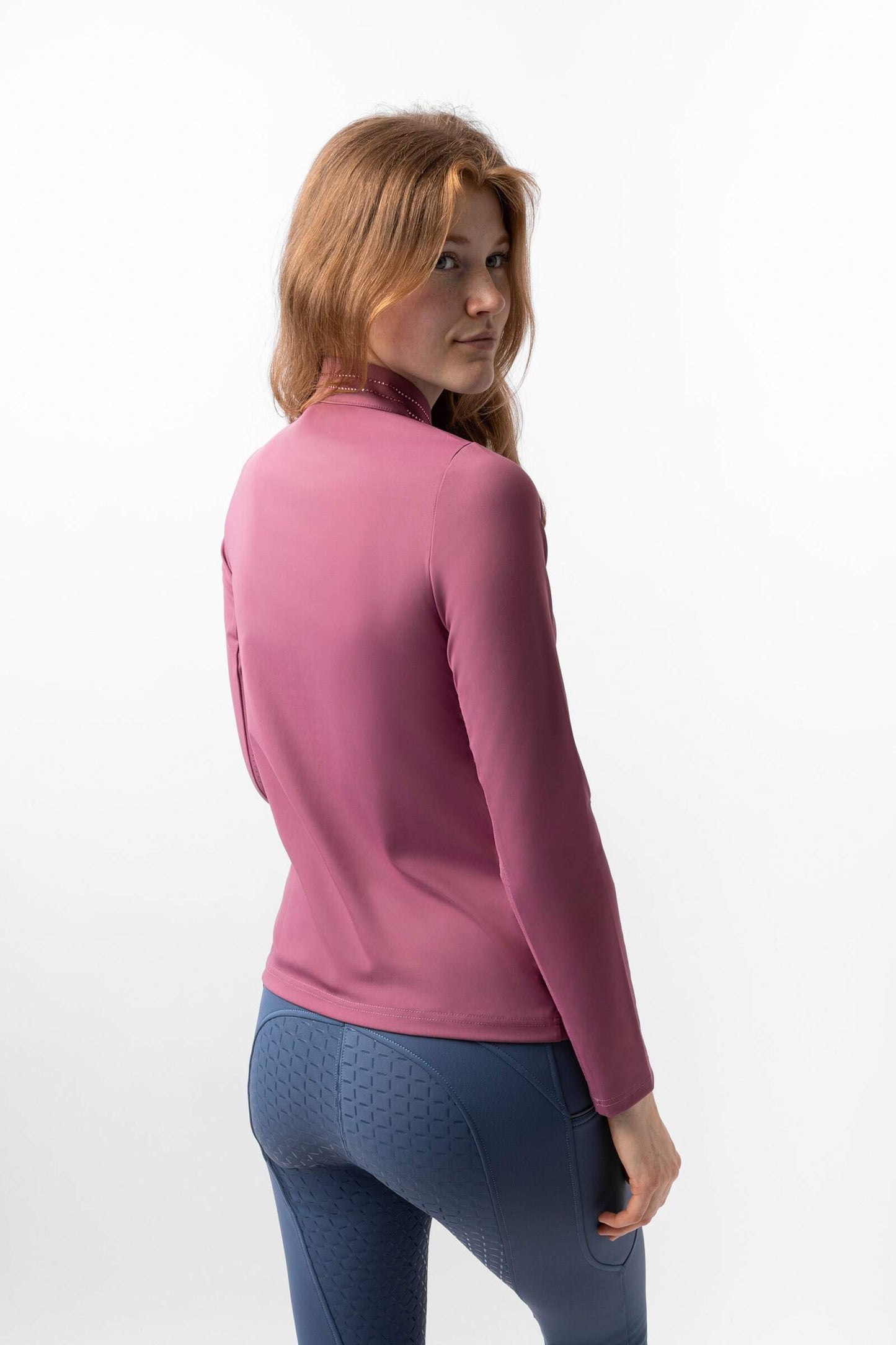 Horze Eloise Training Shirt Heather Rose
