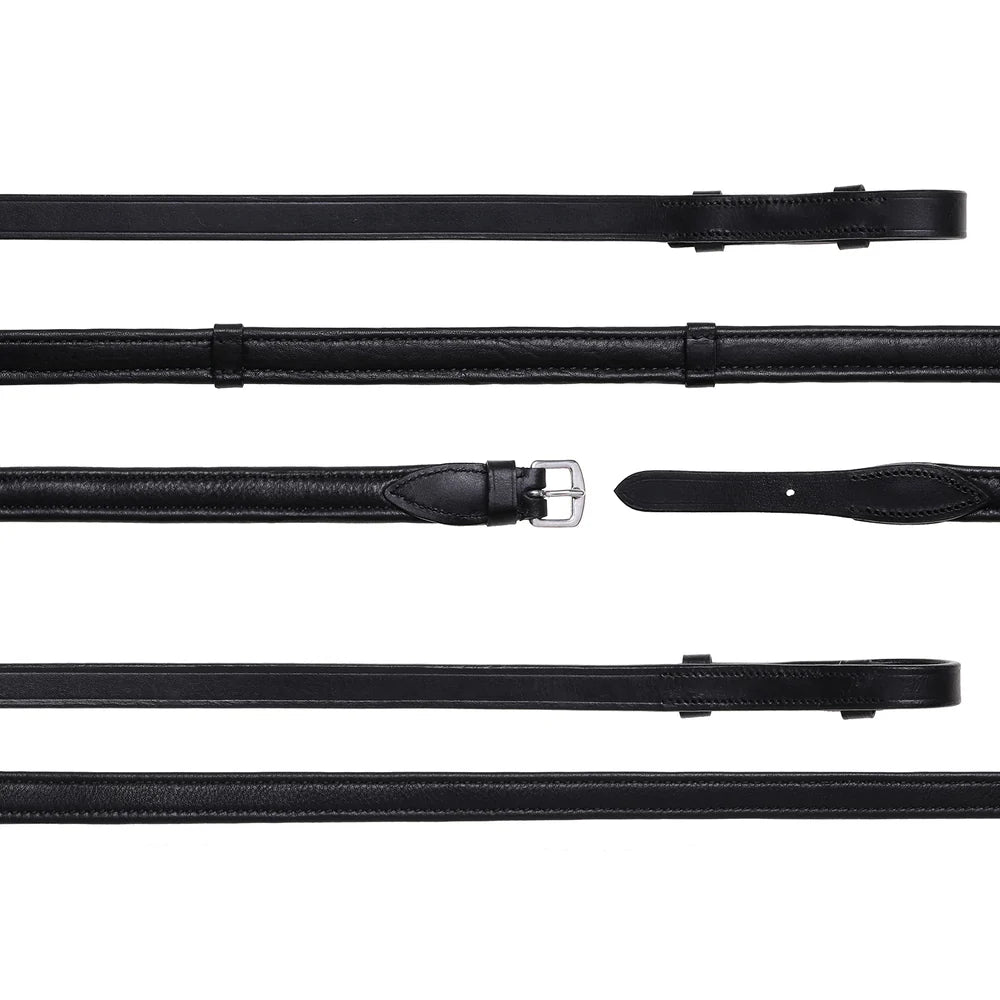 Lumiere Double Bridle Rein Set Flat