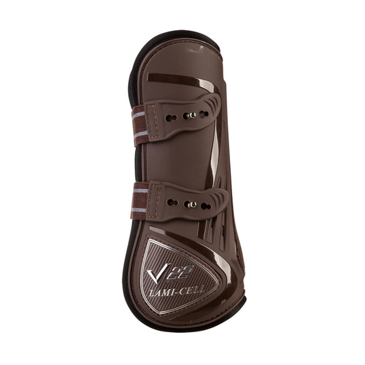 Lami-Cell V22 Tendon Boots with Stud Closure Brown