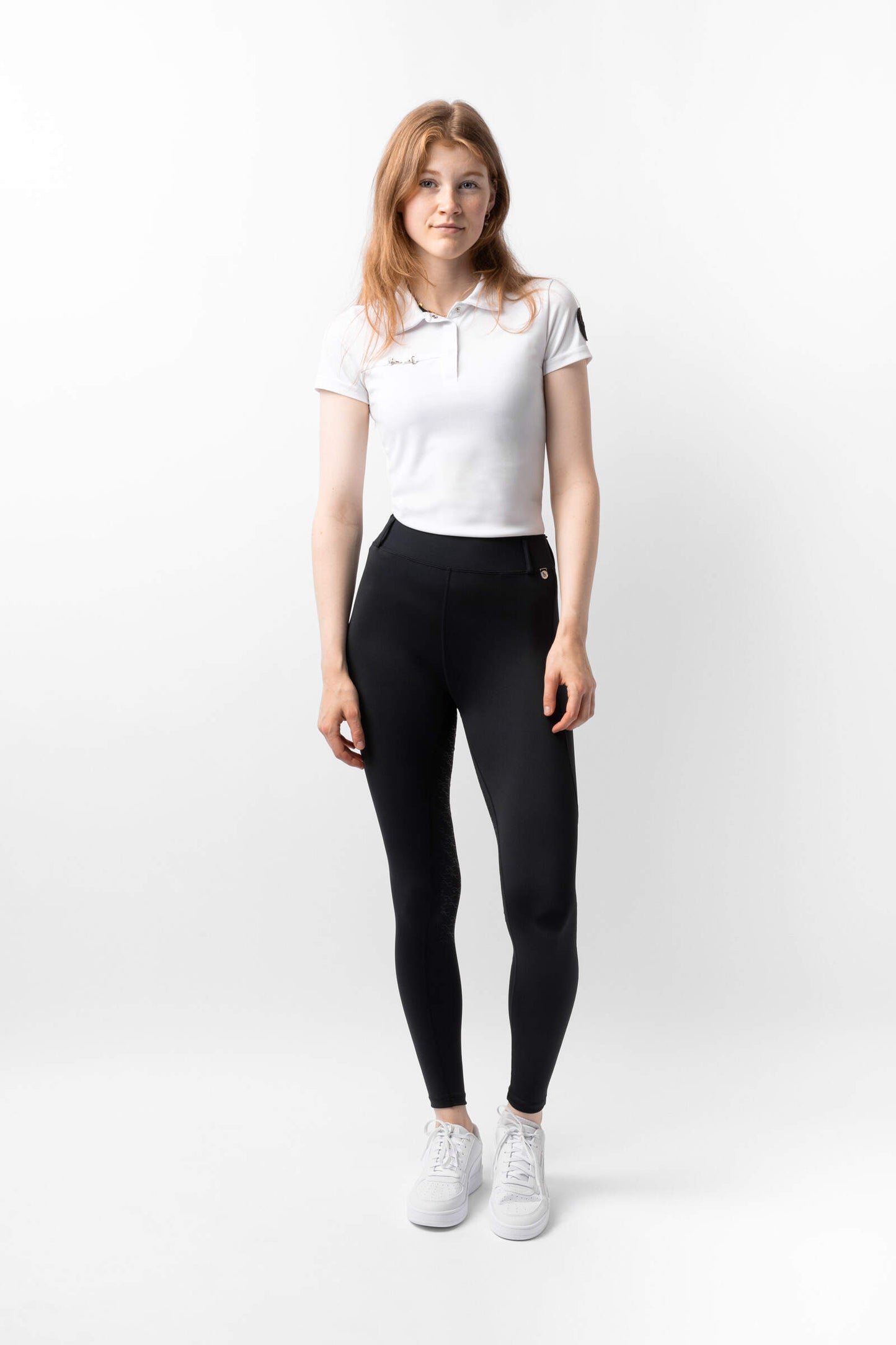 Horze Dea Full Grip Ladies Riding Tights Black