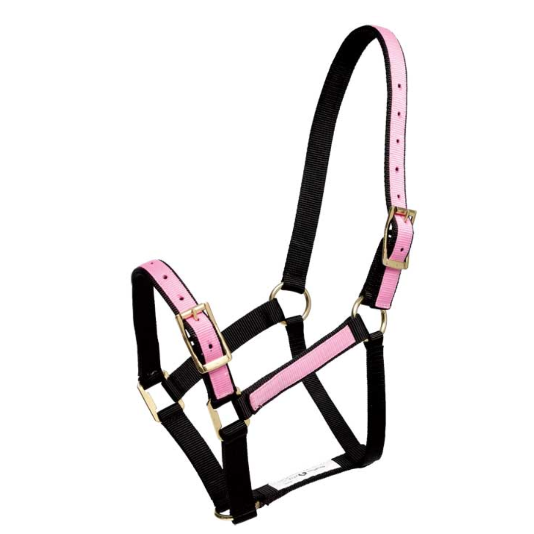 Overlay Headstall Black & Pink
