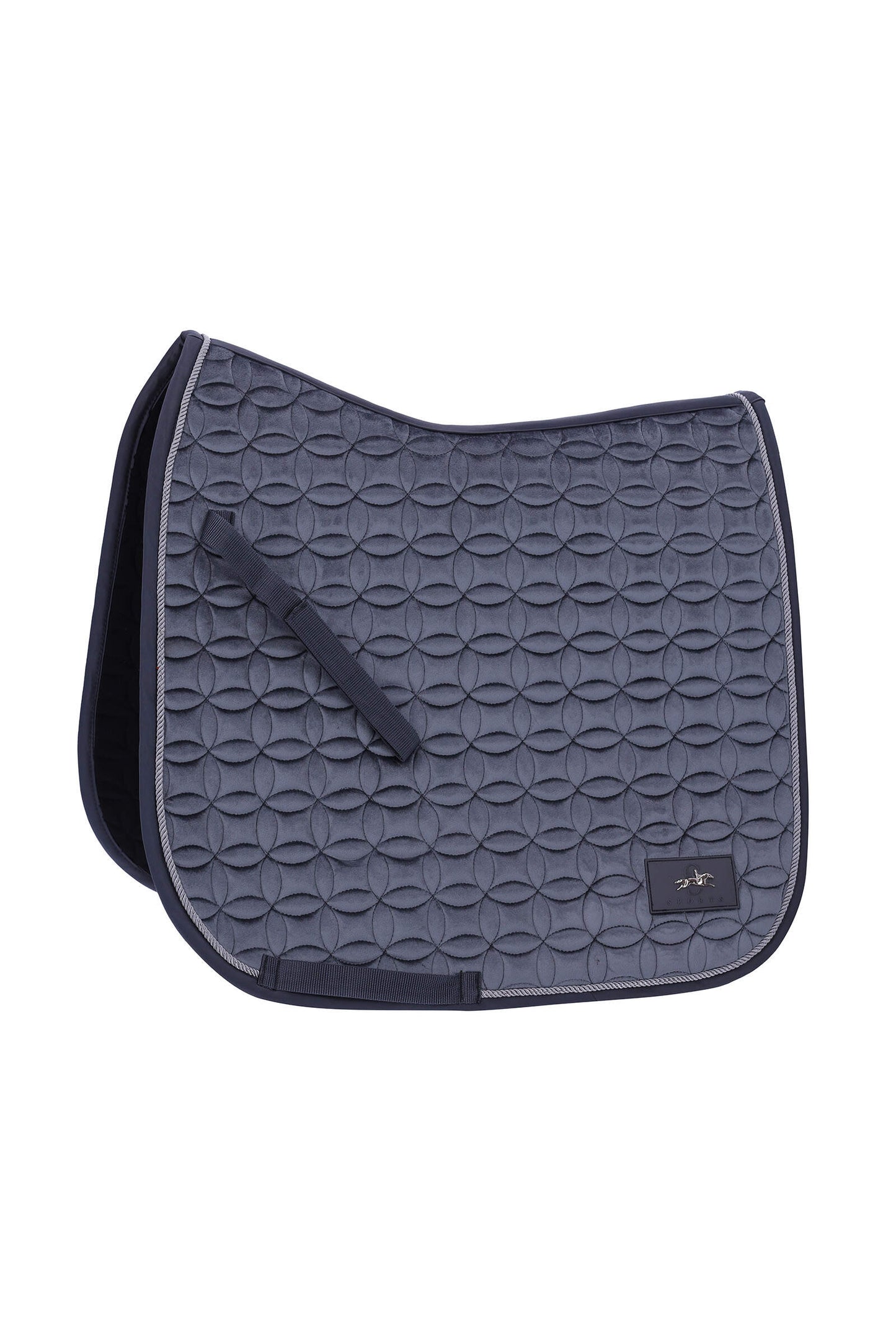 Schockemohle Velvet Balance Pad D Style Slate Grey