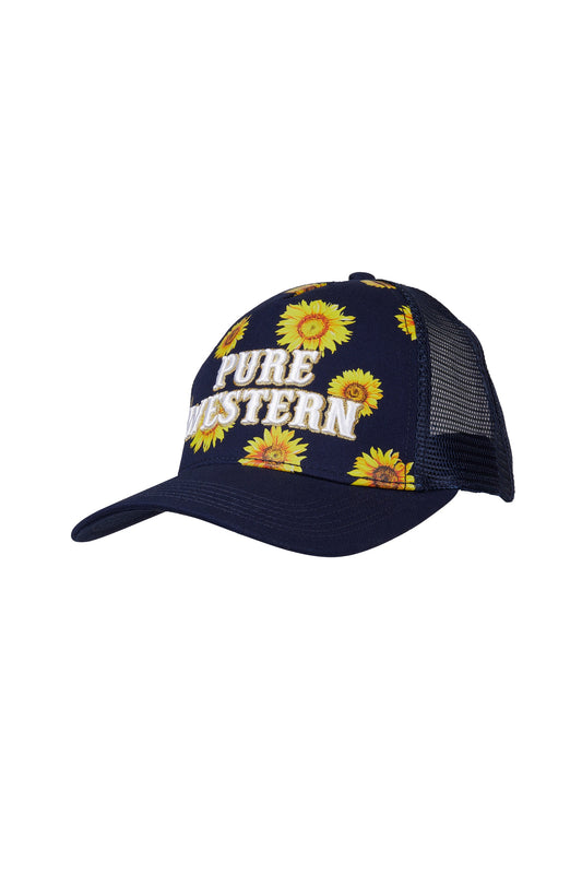 Pure Western Frankie Trucker Cap Navy
