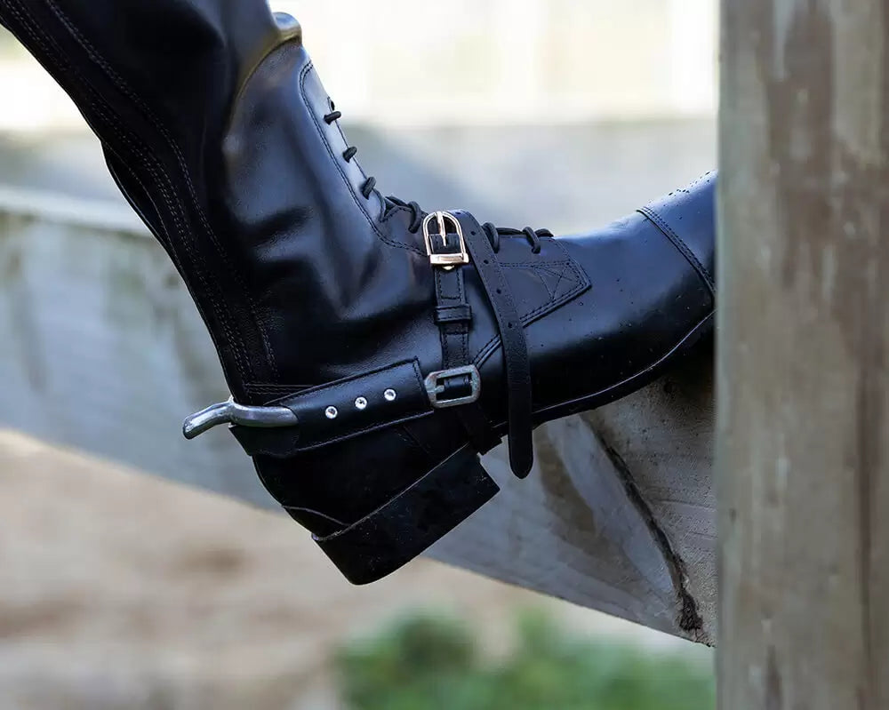Visentin Spur Protectors Swarovski Black