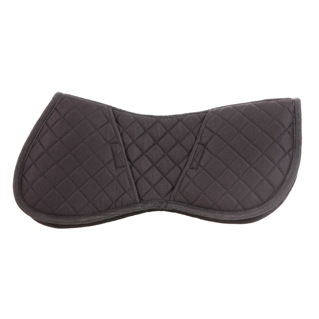 Quilted Half Pad with Insert Black