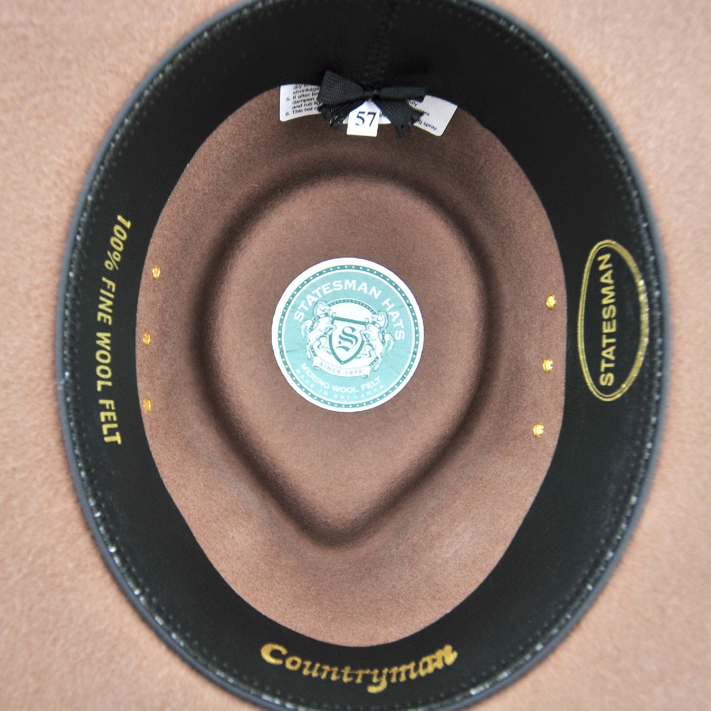 Statesman Countryman Wool Felt Hat Riverstone