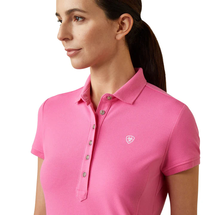 Ariat Ladies Prix 2.0 Polo Carmine Rose